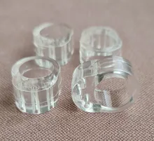 Door-Stopper Buffer Furniture-Protective Bumper-Walls Transparent Silica-Gel 4pcs