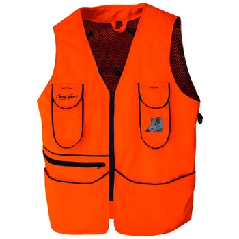 

Fluorescent orange vest "short" - Benisport®Hunting vest