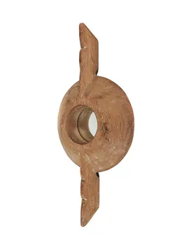 

Mirror Wood round wall ethnic style