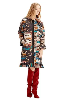 

Patterned Trenchcoat