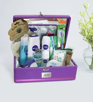 

Personalized Leather Boxed Nivea Bridal Care Set