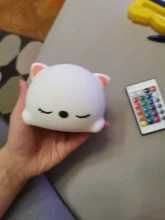 Bedside-Lamp Night-Light Touch-Sensor Remote Bedroom Baby Gift Rechargeable Silicone