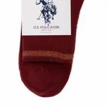 U.S. POLO ASSN. Тонкие мужские темно-синие носки