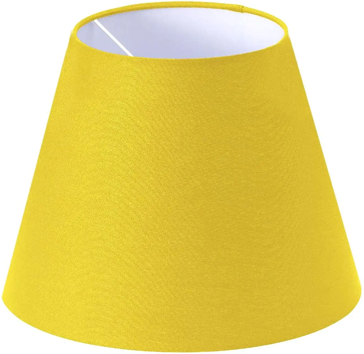 Lampshade Table Lamp Yellow Cone Lampshade 25x15x20 Cm Decorative High Quality Special Lampshade Fabric and metal Inner Nes