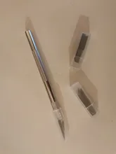 ESPLB-cuchillas para manualidades de Metal antideslizantes, cortador de bisturí, grabado, manualidades, escultura, cuchillo de reparación de PCB, 18 unidades