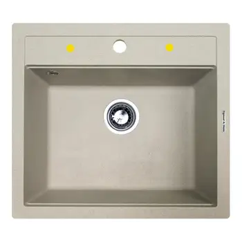 

Kitchen sink Zigmund & shtain Platz 560 river sand