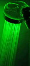 Shower-Head Temperature-Control Pressurized Water-Saving Handheld Anion Big LED Colorful