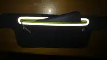 Riñonera deportiva reflectante para correr, bolsa ajustable para deportes al aire libre, a prueba de sudor, senderismo, bolsa de teléfono, riñonera para gimnasio de carreras #40