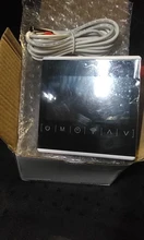 Controlador de temperatura con pantalla táctil, termorregulador, luz trasera negra, termostato de pared eléctrico, WiFi, 110V, 120V, 230V