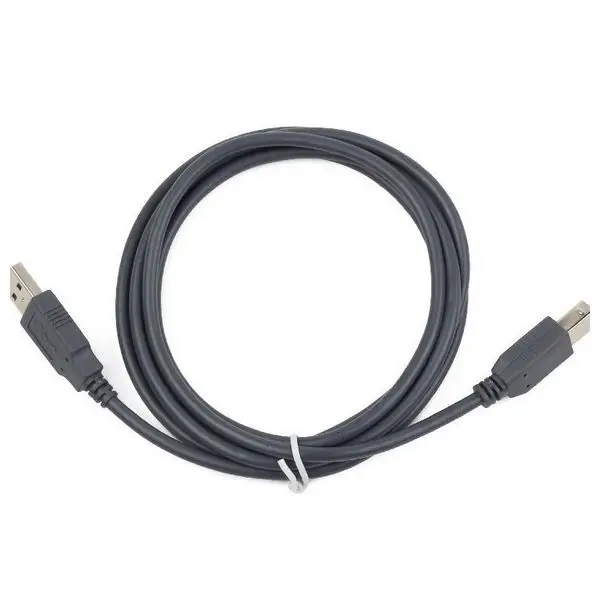Кабель USB A к USB B iggual IGG311950 1,8 м разъем «Папа-папа» серый