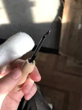 Bolígrafo para bordar y tejer, para manualidades, enhebrador de aguja, mango de madera, herramientas y accesorios de costura