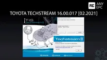 Techstream 02/2021 obd2 toyota lexus tis v16.00.017 software