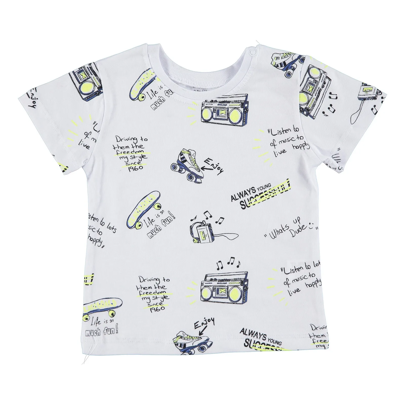 

ebebek Tuffy Baby Boy Crew Neck Enjoy Tshirt