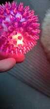 Dog-Toys Pet-Supplies Elastic-Ball Dog Chew Luminous Small Random-Color