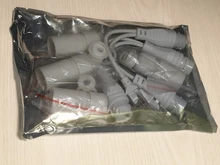 POE Splitter RJ45 2-en-1 cableado de red conector para cámara de seguridad instalar divisor POE IEEE802.3AT/AF estándar de transmisión