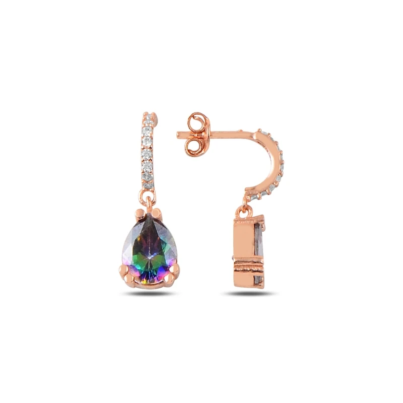 

Armagano Mystic Zircon Cubic Zirconia Drop Dangle Studded Earrings