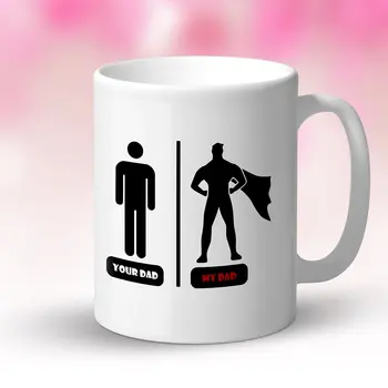 

Personalized White Mug Cup (Father 'S Day Themed) 13-E