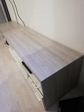 Stick Wallpaper Liner Wood Wood-Grain-Peel Self-Adhesive Removable Haohome Grey Shlef