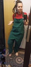 Corduroy Overalls Pantalon Rompers Playsuit Harem-Pants Button Palazzo Long Casual Autumn