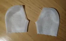 Feet-Care-Socks Gel Heel Moisturizing Hole-Cracked Foot Silicone 2pcs 