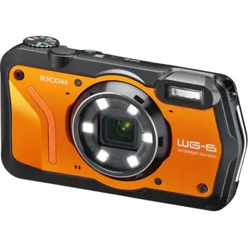 

Compact camera outdoor RICOH WG6 - 20 MP-4K Video-Orange