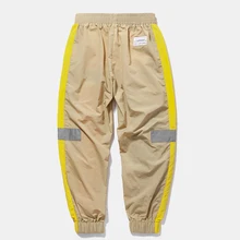 Летние новые модные мужские спортивные штаны, отражающий светильник, штаны для бега, уличная одежда, брюки в стиле хип-хоп, 8878W