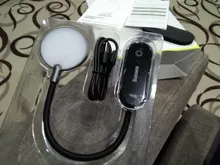 Baseus LED Clip Table Lamp Stepless Dimmable Wireless Desk Lamp Touch USB Rechargeable