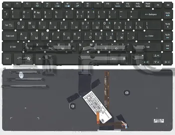 

Keyboard for laptop Acer Aspire v5-471 v5-431 m5-481t with backlit without frame (black)
