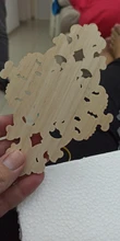 Decorative Furniture Figurines-Crafts Appliques-Frame Corner Wood Carved Wall-Door Floral