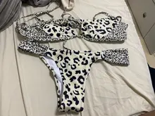 Miyouj nuevo de retazos de Bikinis Sexy Bikini Alta Corte traje de baño mujeres traje de baño estampado Rosa Biquini