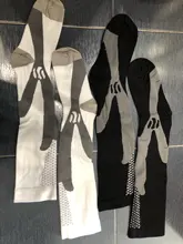 Calcetines de compresión de 24 estilos, calcetín de venas varicosas sobre tubo de rodilla, Circulación de presión, medias de fútbol, protección de pies