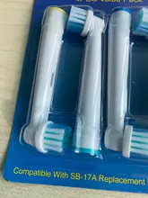 Cabezales de repuesto para cepillo de dientes eléctrico Oral B, cerdas suaves, 16/20 piezas, D25, D30, D32, 4739, 3709