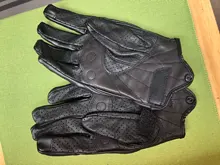 Guantes de motocicleta unisex de cuero y carbón para invierno, guantes de moto para hombre y mujer, para motocross, ATV