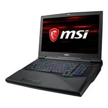 Игровой портативный компьютер MSI GT75-286ES 17," i9-9880H 64 GB ram 2 ТБ SSD Black