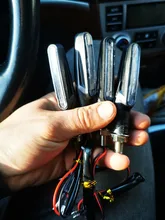 Luces LED intermitentes para motocicleta, 12 Uds., intermitente trasero, Motor de agua, intermitente, señal indicadora de parada, IP68