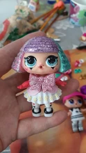 6 muñecas + 6 prendas + 6 zapatos + 6 botellas + 6 accesorios conjuntos aleatorios L.O.L. ¡Sorpresa! Muñeca LOL de 8cm, juguete para regalo