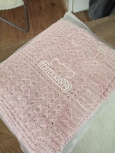 Mantas para bebé recién nacido, cochecito de bebé, cama, cuna, 100x80cm, colchas de punto de Color sólido para niño y niña, envoltura mensual