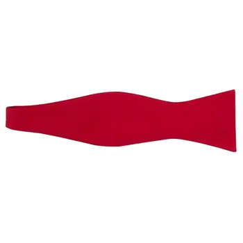 

Men's self-tie bow tie (polyester, red) 50702