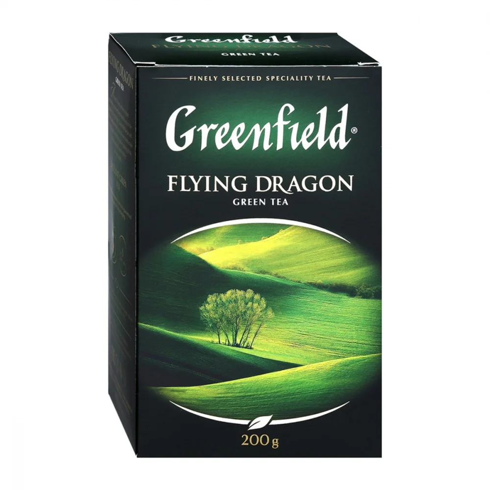 Чай Greenfield &quotFlying Dragon&quot зеленый листовой 200 гр|Зеленый чай| |