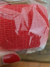 Vendaje elástico autoadhesivo desechable para mango con tubo de estiramiento, accesorios de tatuaje de Color aleatorio x1