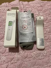 Termómetro infrarrojo Digital para la frente, herramienta de medida de la fiebre sin contacto para bebés y adultos