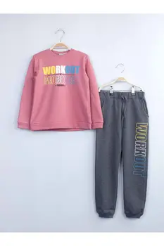 

Damson Girl Children Tracksuit Set