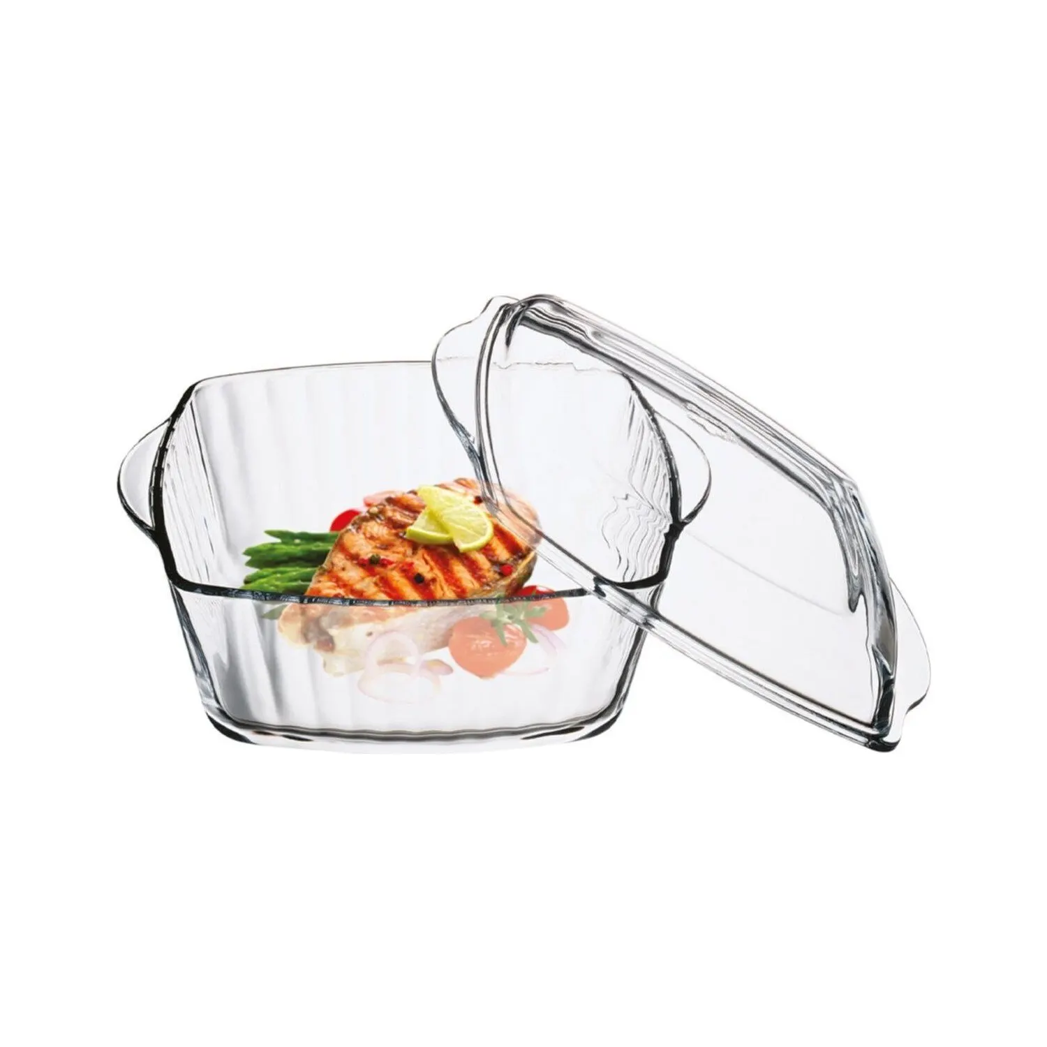 

Paşabahçe Borcam Covered Square Large Saucepan 59049