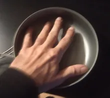 Frying-Pan Tableware Griddle Skillet Boundless Voyage Titanium Outdoor Camping Ultra-Light