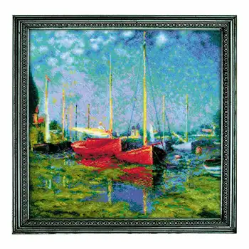 

1779 set for embroidery Riolis 'аржантей' based on the picture K. Monet "40*40 cm