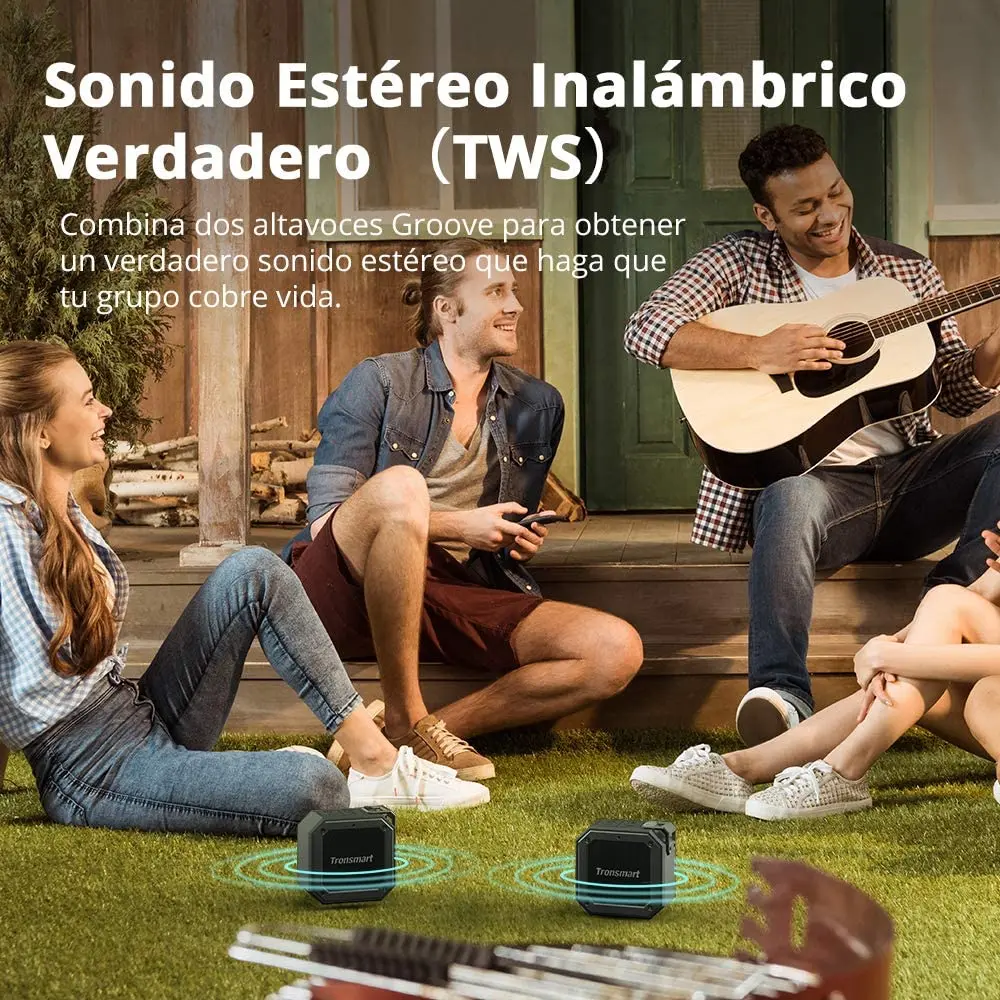 Tronsmart Bluetooth speaker Element Groove portable speaker 10W TWS resistant and waterproof IPX7 voice assistant Tronsmart Bluetooth speaker Element Groove portable speaker 10W TWS resistant and waterproof IPX7 voice assistant