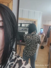 Casual Blouse Tops Chiffon-Shirts Two-Piece-Set V-Neck Half-Sleeve Leopard Sexy Striped