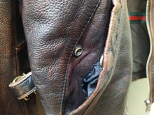 Chaqueta de cuero de vaca para hombre, abrigo de piel de vaca, grueso, de calidad, Estilo vintage, regalo, envío gratis