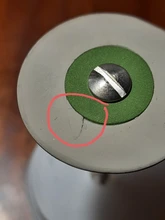 Rueda pulidora de diamante de goma, disco Dental de 26mm para restauración de porcelana y circonia