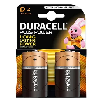 

Alkaline batteries Plus Power DURACELL LR20/MN1300 (2 pcs)